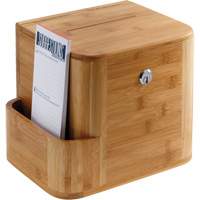 Bamboo Suggestion Box Helyx Safety & Industrial Supplies