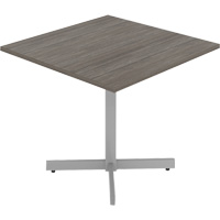 Cafeteria Table, 36" L x 36" W x 29-1/2" H, 1" Top, Laminate, Grey/White Helyx Safety & Industrial Supplies