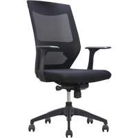 Chaise de bureau ajustable &agrave; basculement synchronis&eacute; s&eacute;rie Activ, Tissu/Mailles, Noir, Capacit&eacute; 275 lb Helyx Safety & Industrial Supplies