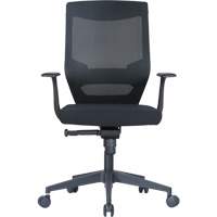 Chaise de bureau ajustable &agrave; basculement synchronis&eacute; s&eacute;rie Activ, Tissu/Mailles, Noir, Capacit&eacute; 275 lb Helyx Safety & Industrial Supplies
