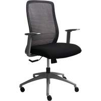 Chaise de bureau ajustable s&eacute;rie Era, Tissu/Mailles, Noir, Capacit&eacute; 275 lb Helyx Safety & Industrial Supplies