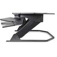 Poste de travail assise/debout pour bureau de coin Goya, Mod&egrave;le de bureau, 20" h x 42" la x 37-4/5" p, Noir Helyx Safety & Industrial Supplies