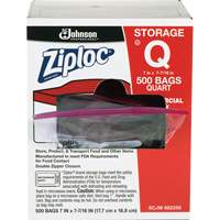Sacs d'entreposage alimentaire &agrave; double fermeture &agrave; glissi&egrave;re de Ziploc Helyx Safety & Industrial Supplies