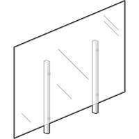Vitre hygi&eacute;nique, 48" la x 36" h Helyx Safety & Industrial Supplies