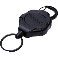 Porte-cl&eacute;s &agrave; cliquet verrouillable, Plastique, C&acirc;ble 48", Fixation Mousqueton Helyx Safety & Industrial Supplies
