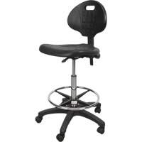 Heavy-Duty Ergonomic Stool, Mobile, Adjustable Height, 250 lbs. Capacity Helyx Safety & Industrial Supplies