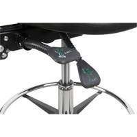 Heavy-Duty Ergonomic Stool, Mobile, Adjustable Height, 250 lbs. Capacity Helyx Safety & Industrial Supplies