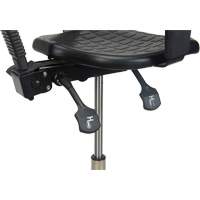 Tabouret ergonomique robuste avec accoudoirs r&eacute;glables, Stationnaire, Ajustable Hauteur, Capacit&eacute; 250 lb Helyx Safety & Industrial Supplies