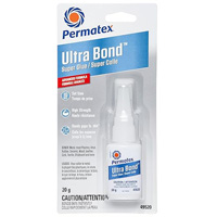 Super colle adh&eacute;sive Ultra Bond &agrave; s&eacute;chage rapide, 20 g, Bouteille, Transparent Helyx Safety & Industrial Supplies
