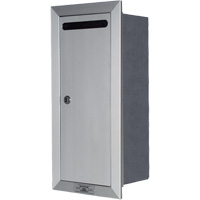Recessed Collection Box, Wall -Mounted, 16-3/16" x 6-3/8", Aluminum Helyx Safety & Industrial Supplies
