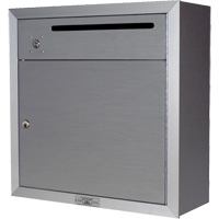 Collection Box, Surface -Mounted, 12-3/4" x 16-3/8", 2 Doors, Aluminum Helyx Safety & Industrial Supplies