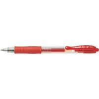 G2 Gel Pen, Red, 0.7 mm, Retractable Helyx Safety & Industrial Supplies