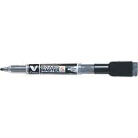 Marqueur effaçable &agrave; sec Vboard Master S avec efface, Bleu, Pointe Fin Helyx Safety & Industrial Supplies