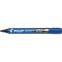Marqueur permanent s&eacute;rie 100, Bleu, Pointe Ronde Helyx Safety & Industrial Supplies