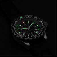 Grande montre automatique de plong&eacute;e, Num&eacute;rique, &agrave; piles, 41 mm, Noir Helyx Safety & Industrial Supplies