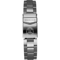 Grande montre automatique de plong&eacute;e &eacute;dition arctique GSAR avec bracelet en acier inoxydable, Num&eacute;rique, &agrave; piles, 41 mm, Argent Helyx Safety & Industrial Supplies