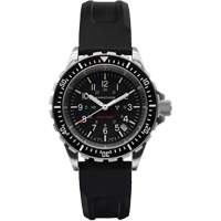 Grande montre automatique de plong&eacute;e, Num&eacute;rique, &agrave; piles, 41 mm, Noir Helyx Safety & Industrial Supplies