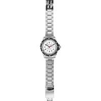 Tr&egrave;s grande montre automatique &eacute;dition arctique avec jour/date avec bracelet en acier inoxydable, Num&eacute;rique, &agrave; piles, 46 mm, Argent Helyx Safety & Industrial Supplies