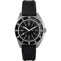 Montre Steel Navigator sur ensemble bracelet en caoutchouc noir de trois morceaux, Num&eacute;rique, &agrave; piles, 41 mm, Noir Helyx Safety & Industrial Supplies