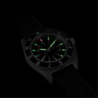Montre Steel Navigator sur ensemble bracelet en caoutchouc noir de trois morceaux, Num&eacute;rique, &agrave; piles, 41 mm, Noir Helyx Safety & Industrial Supplies