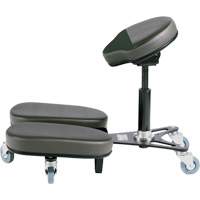 Chaise &agrave; genoux r&eacute;glable, Vinyle, Noir/gris Helyx Safety & Industrial Supplies