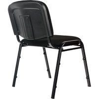 Chaises empilables, Tissu, Hauteur 32", Capacit&eacute; 250 lb, Noir Helyx Safety & Industrial Supplies