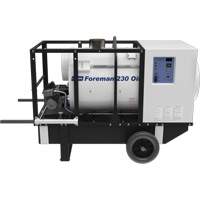 Radiateur portable &agrave; chauffage indirect Foreman 230, Rempli d'huile, K&eacute;ros&egrave;ne, 230000 BTU/H Helyx Safety & Industrial Supplies