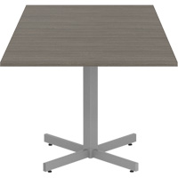 Newland Height-Adjustable Square Table, 36" L x 36" W x 29" H, 1" Top, Laminate, Brown Helyx Safety & Industrial Supplies