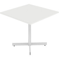 Newland Height-Adjustable Square Table, 36" L x 36" W x 29" H, 1" Top, Laminate, White Helyx Safety & Industrial Supplies