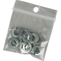 Sacs en poly, Refermable, 12" x 9", 4 mils Helyx Safety & Industrial Supplies