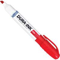 Marqueur Dura-Ink no 55, Rouge, Pointe Ciseau Helyx Safety & Industrial Supplies