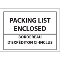 Packing List Envelopes, 4" L x 5" W, Backloading Style Helyx Safety & Industrial Supplies