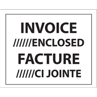 Packing List Envelopes, 4" L x 5" W, Backloading Style Helyx Safety & Industrial Supplies