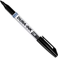 Marqueurs Dura-Ink - no 15, Noir, Pointe Fin Helyx Safety & Industrial Supplies