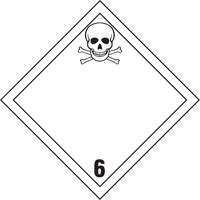 &eacute;tiquettes d'exp&eacute;dition TMD, Classe 6,1, Substances toxiques, Vinyle Helyx Safety & Industrial Supplies
