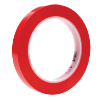 Ruban en vinyle 471, 12 mm (1/2") la x 32,9 m (108') lo, 5,3 mils, Rouge Helyx Safety & Industrial Supplies