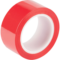 Ruban &agrave; coller rouge, 48 mm (1-22/25") x 66 m (216,5')  Helyx Safety & Industrial Supplies