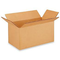 Corrugated Box, 8" L x 4" W x 4" H, Flute C Helyx Safety & Industrial Supplies