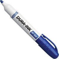 Marqueurs &agrave; essuyage &agrave; sec Dura-Ink, Bleu, Pointe Ronde Helyx Safety & Industrial Supplies