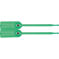 Gemini&reg; Tote Seals, 7-1/4", Plastic, Pull-Through Helyx Safety & Industrial Supplies