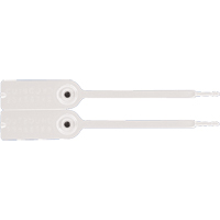 Gemini&reg; Tote Seals, 7-1/4", Plastic, Pull-Through Helyx Safety & Industrial Supplies