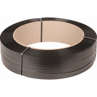 Feuillard, Polypropyl&egrave;ne, 1/2" la x 7200' lo, Noir, Calibre Machine Helyx Safety & Industrial Supplies
