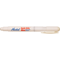 Quik Stik&reg; Mini Paint Marker, Solid Stick, White Helyx Safety & Industrial Supplies