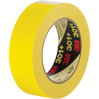 301+ Performance Masking Tape, 12 mm (1/2") x 54.8 m (180'), Yellow Helyx Safety & Industrial Supplies
