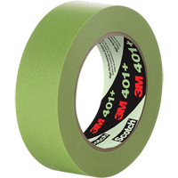 401+ High Performance Masking Tape, 24 mm (1") x 54.8 m (180'), Green Helyx Safety & Industrial Supplies