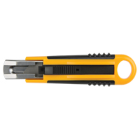 Self-Retracting Knife ATK1000, 18 mm, Carbon Steel, Plastic Handle Helyx Safety & Industrial Supplies