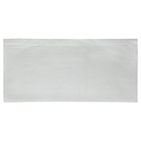 Pochette vierge pour bordereau d'exp&eacute;dition, 10" lo x 5-1/2" la, Style Insertion par l'arri&egrave;re Helyx Safety & Industrial Supplies