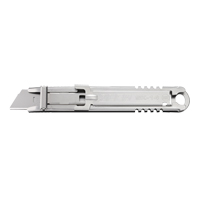 Couteau de s&eacute;curit&eacute; autor&eacute;tractable, 14,5 mm, Acier inoxydable, Prise en Acier inoxydable Helyx Safety & Industrial Supplies