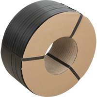 Strapping, Polypropylene, 5/8" W x 6000' L, Black, Manual Grade Helyx Safety & Industrial Supplies