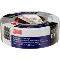 DT17 Super-Duty Duct Tape, 17 mils, Black, 48 mm (2") x 32 m (105') Helyx Safety & Industrial Supplies